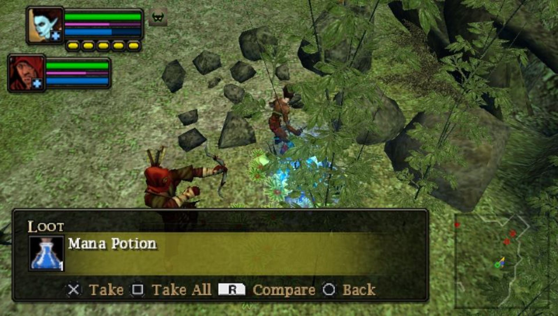 地牢围攻：痛苦的王座PSP游戏截图第4张