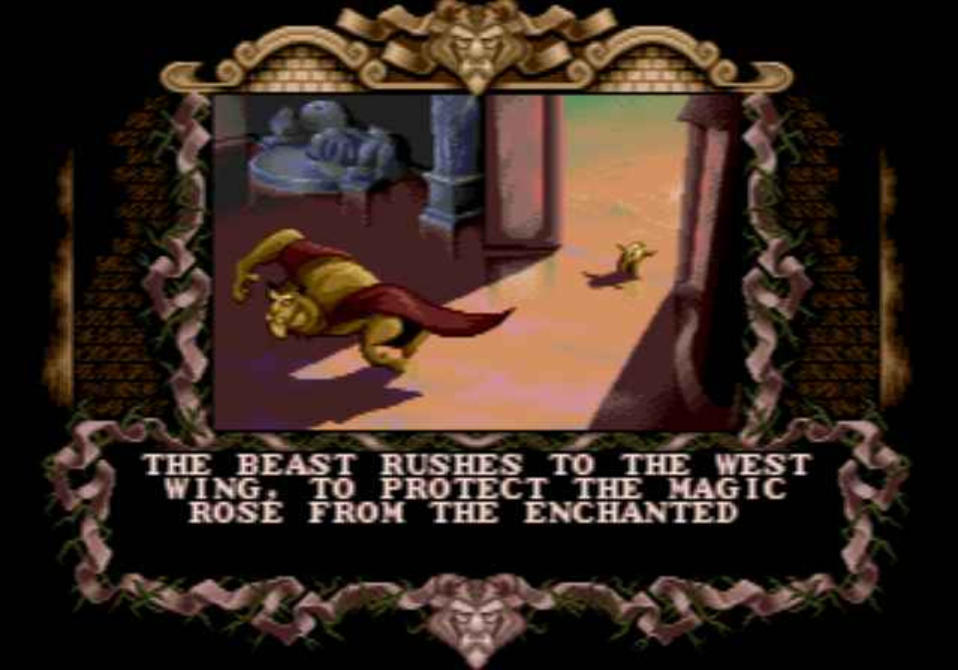 美女与野兽：野兽的咆哮MD游戏截图第7张