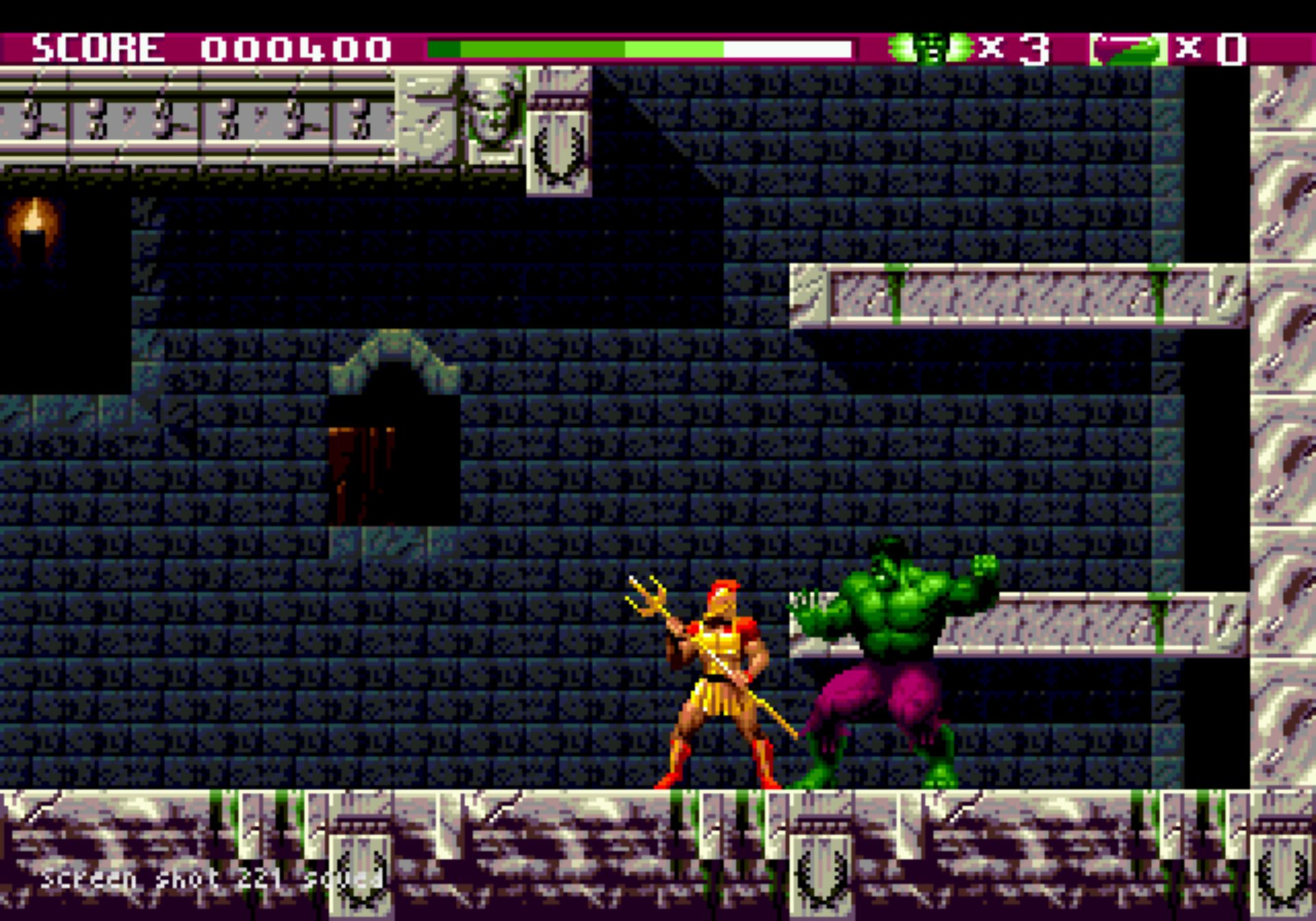 绿巨人／无敌浩克MD游戏截图第14张