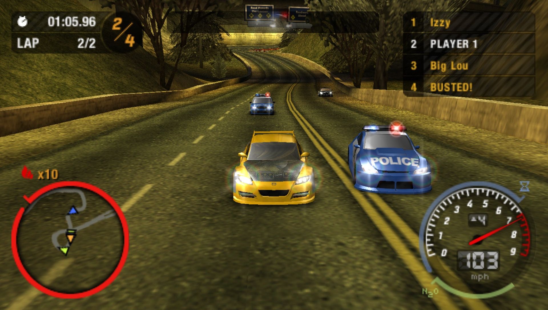 极品飞车：最高通缉PSP游戏截图第14张