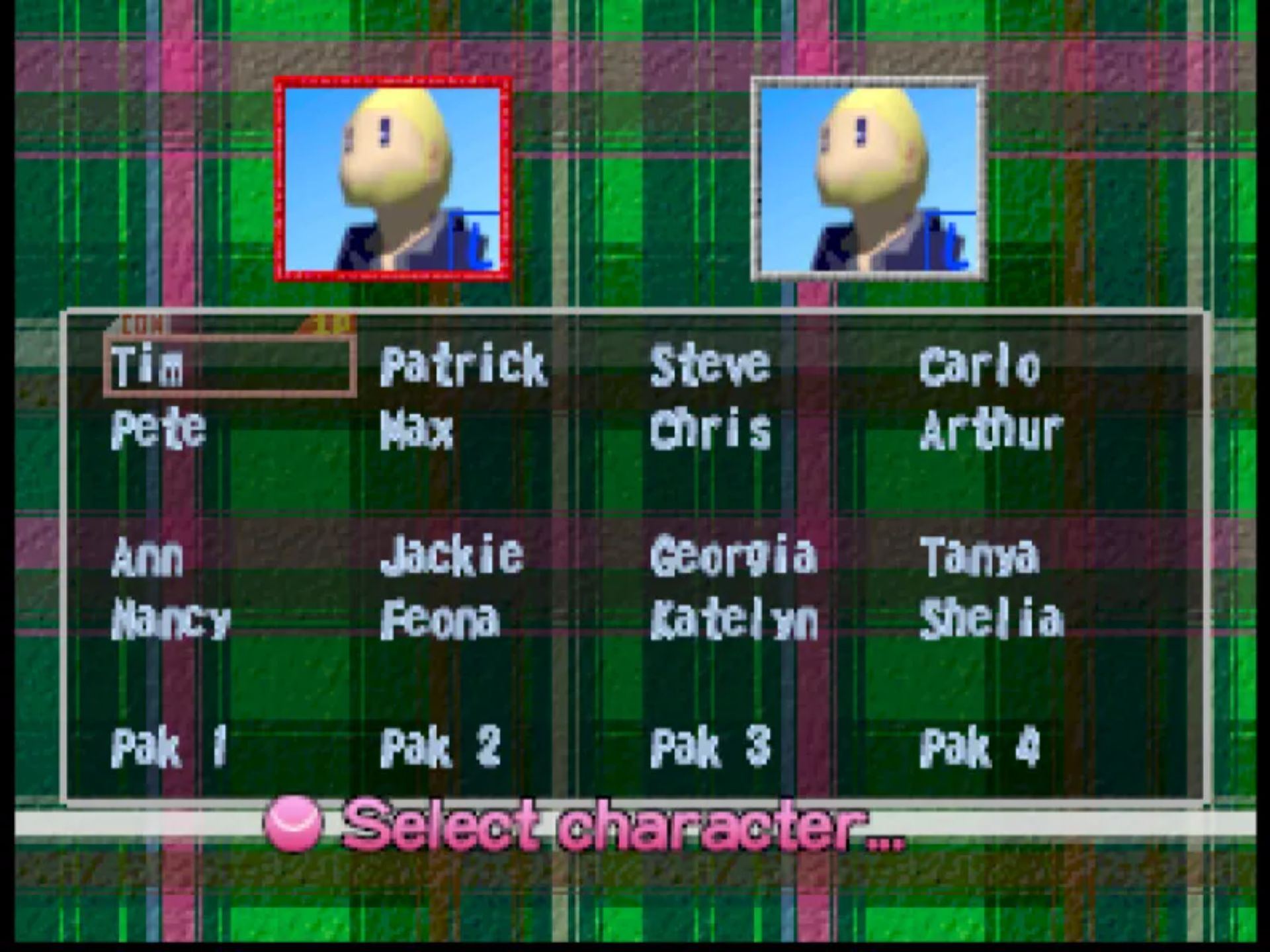 中心球场网球赛N64游戏截图第6张