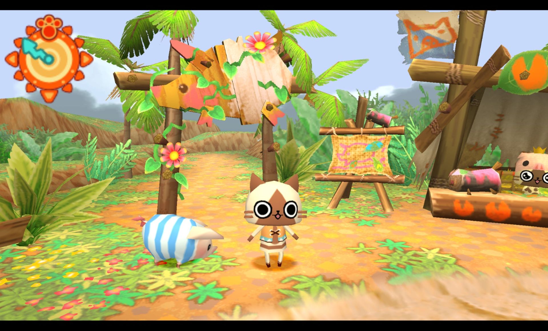 怪物猎人日记：暖洋洋的猫猫村GPSP游戏截图第13张