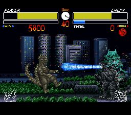 哥斯拉：怪兽大决战SFC游戏截图第7张