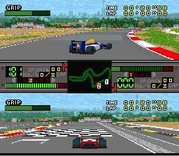 铃木亚久里F1超级赛车SFC游戏截图第8张