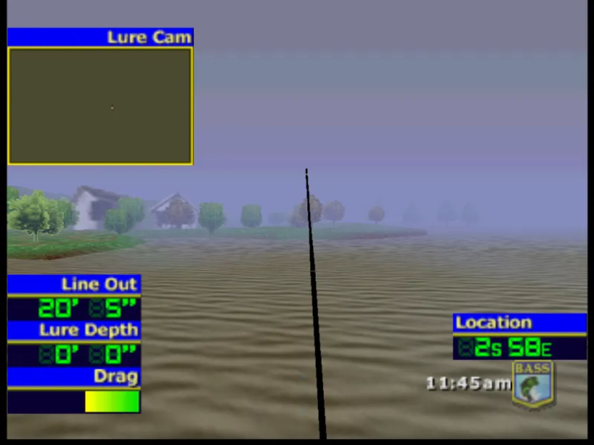 巴斯鲈钓大师2000N64游戏截图第11张