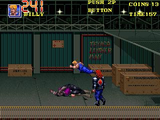 双截龙3：罗塞塔之石街机游戏截图第15张