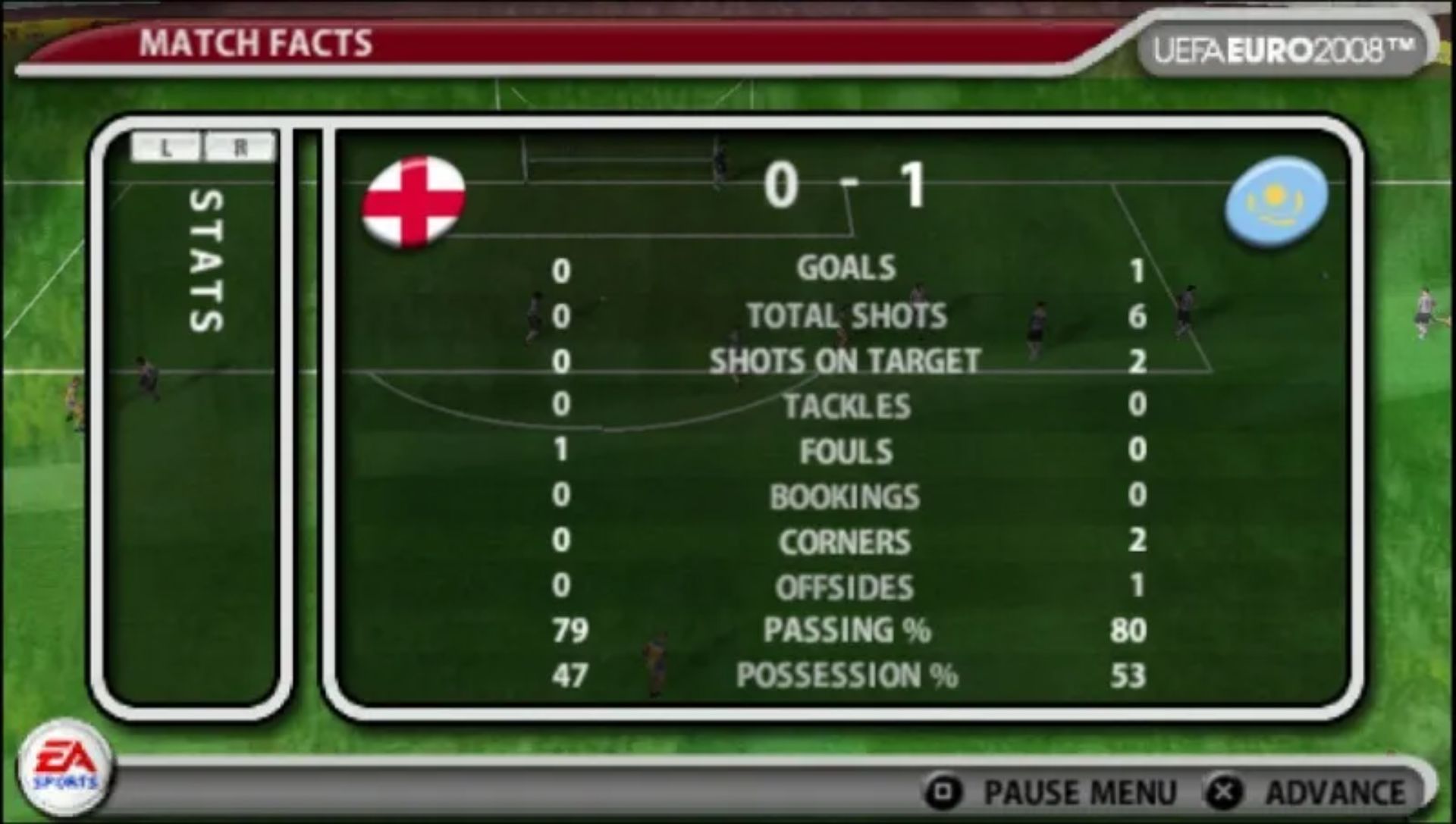 欧洲冠军联赛2008PSP游戏截图第12张