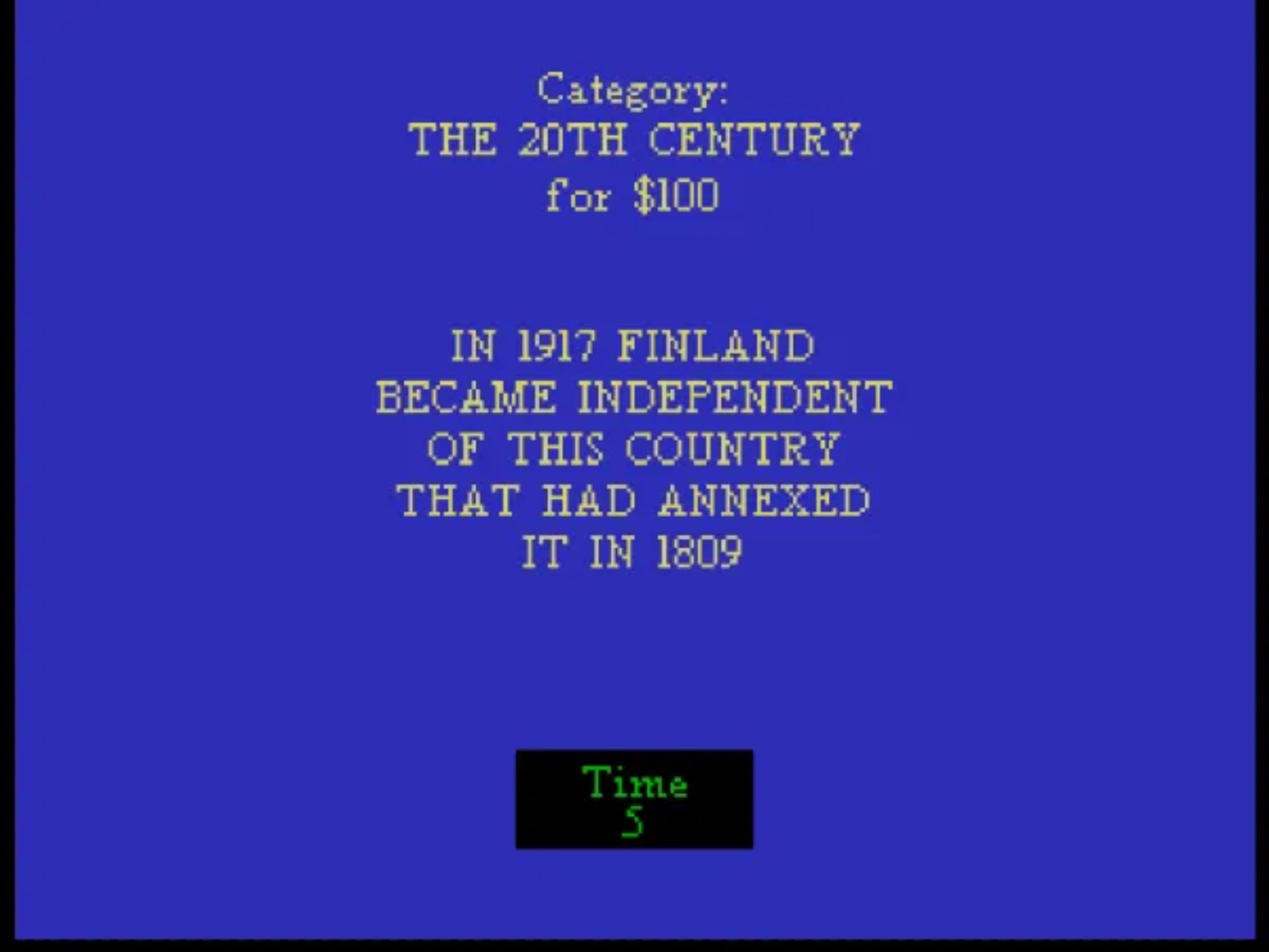 危险边缘知识问答N64游戏截图第9张