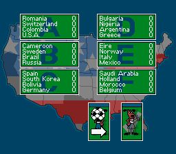 世界杯足球美国94SFC游戏截图第7张