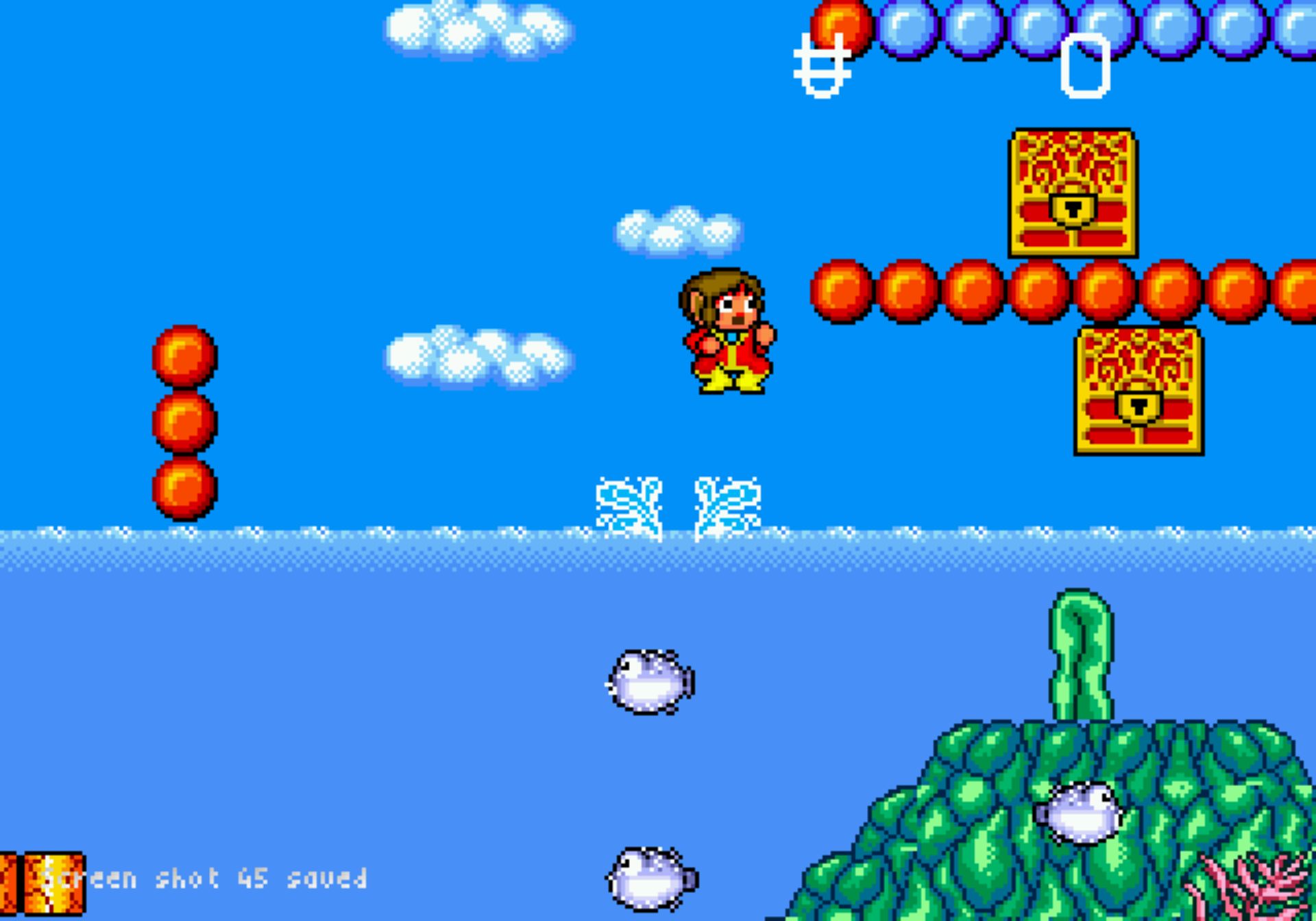 阿历克斯小子：天空的魔城MD游戏截图第11张