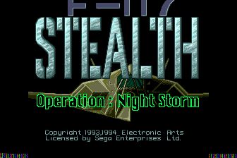 F-117午夜风暴MD游戏截图第1张