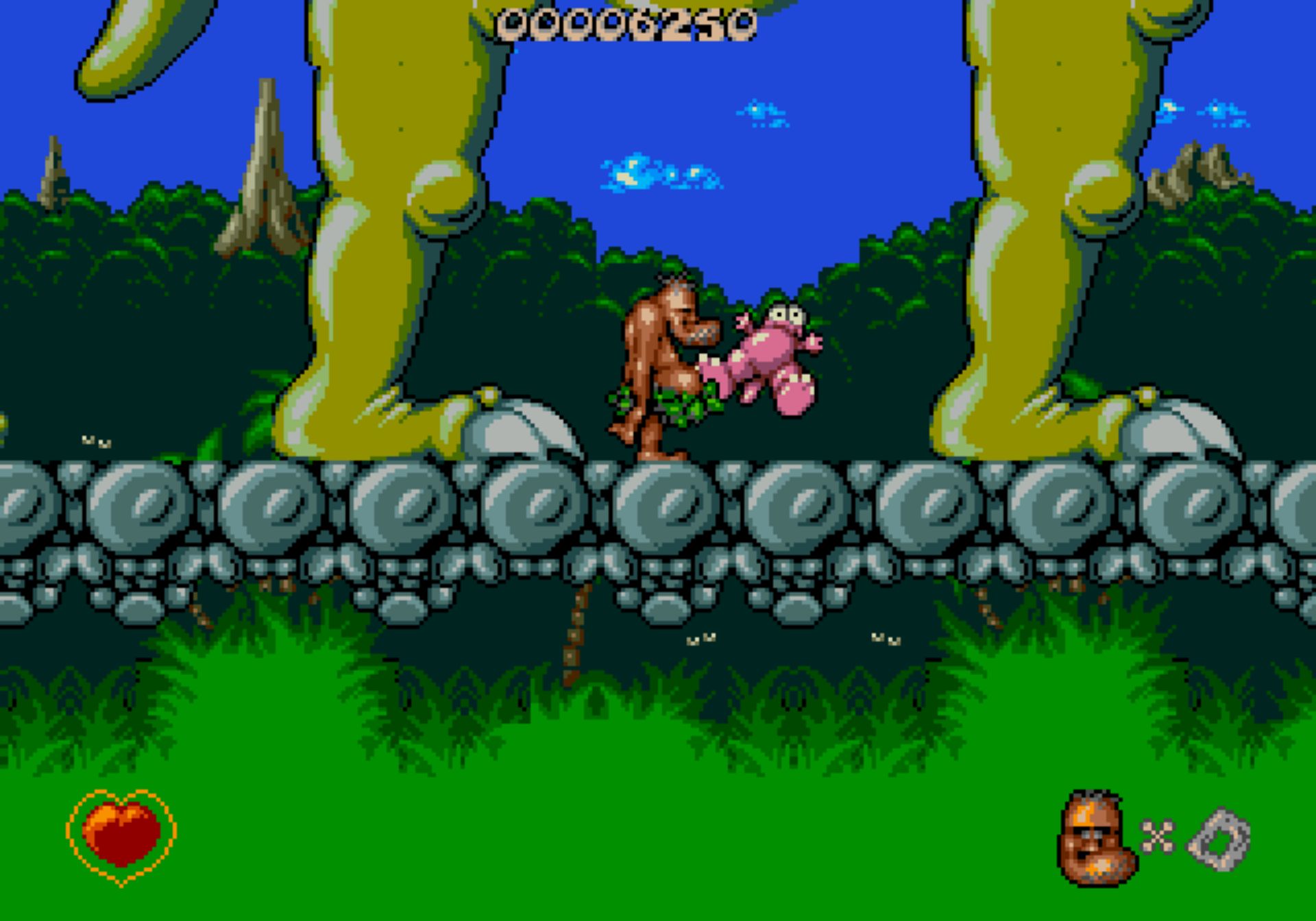 呆呆原始人1MD游戏截图第13张