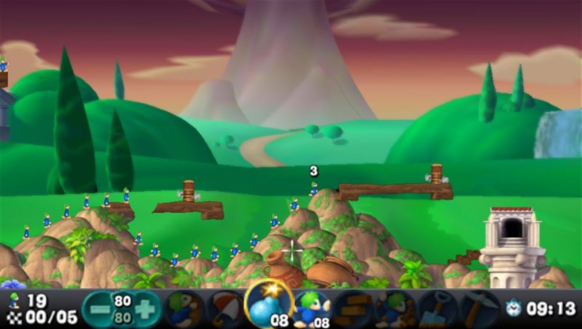 疯狂小旅鼠PSP游戏截图第10张