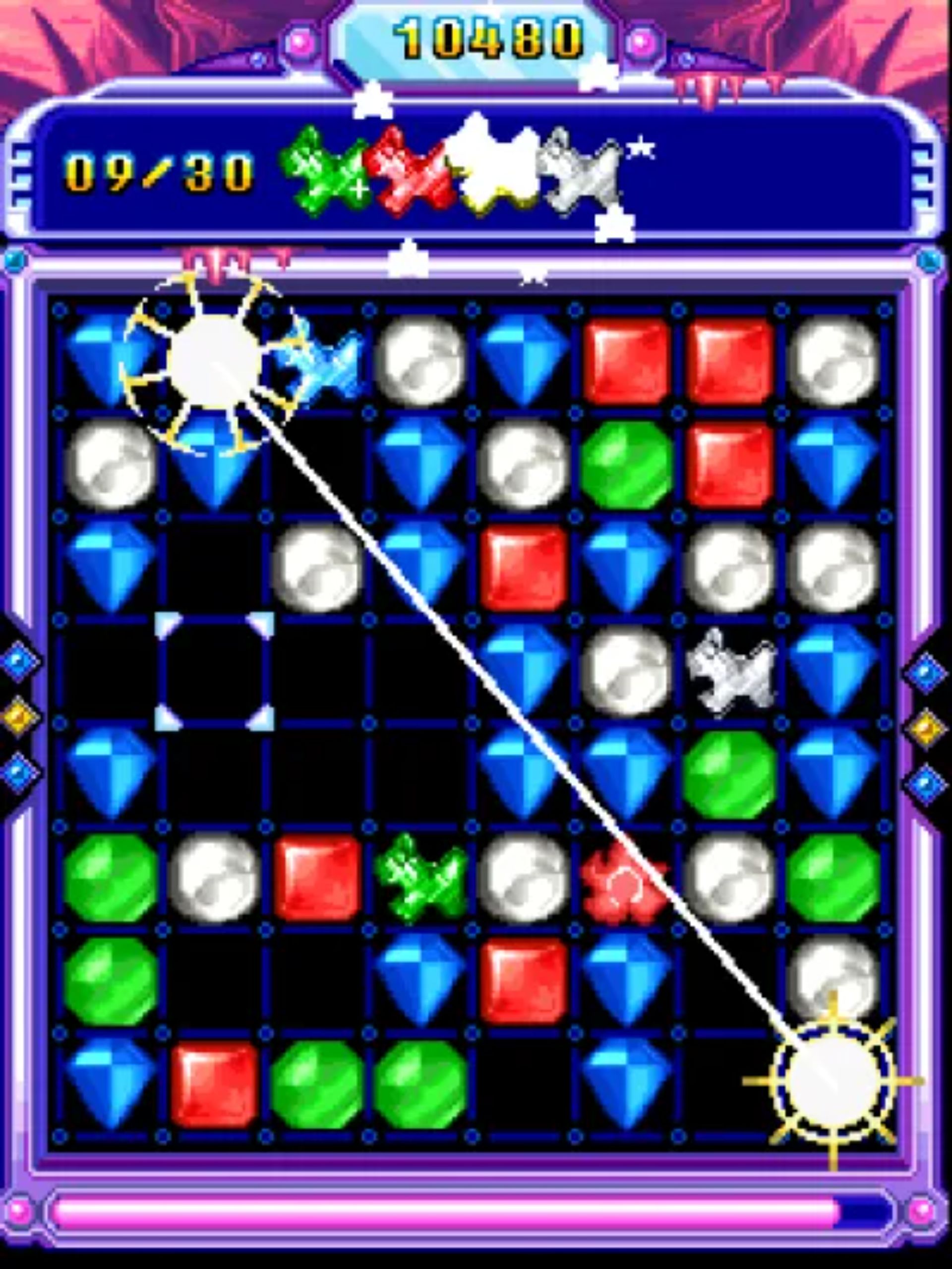 宝石迷情：水晶方块Java游戏截图第6张