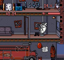 雷恩与史地皮：消防犬SFC游戏截图第13张