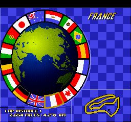 尼格尔曼塞尔F1挑战SFC游戏截图第3张