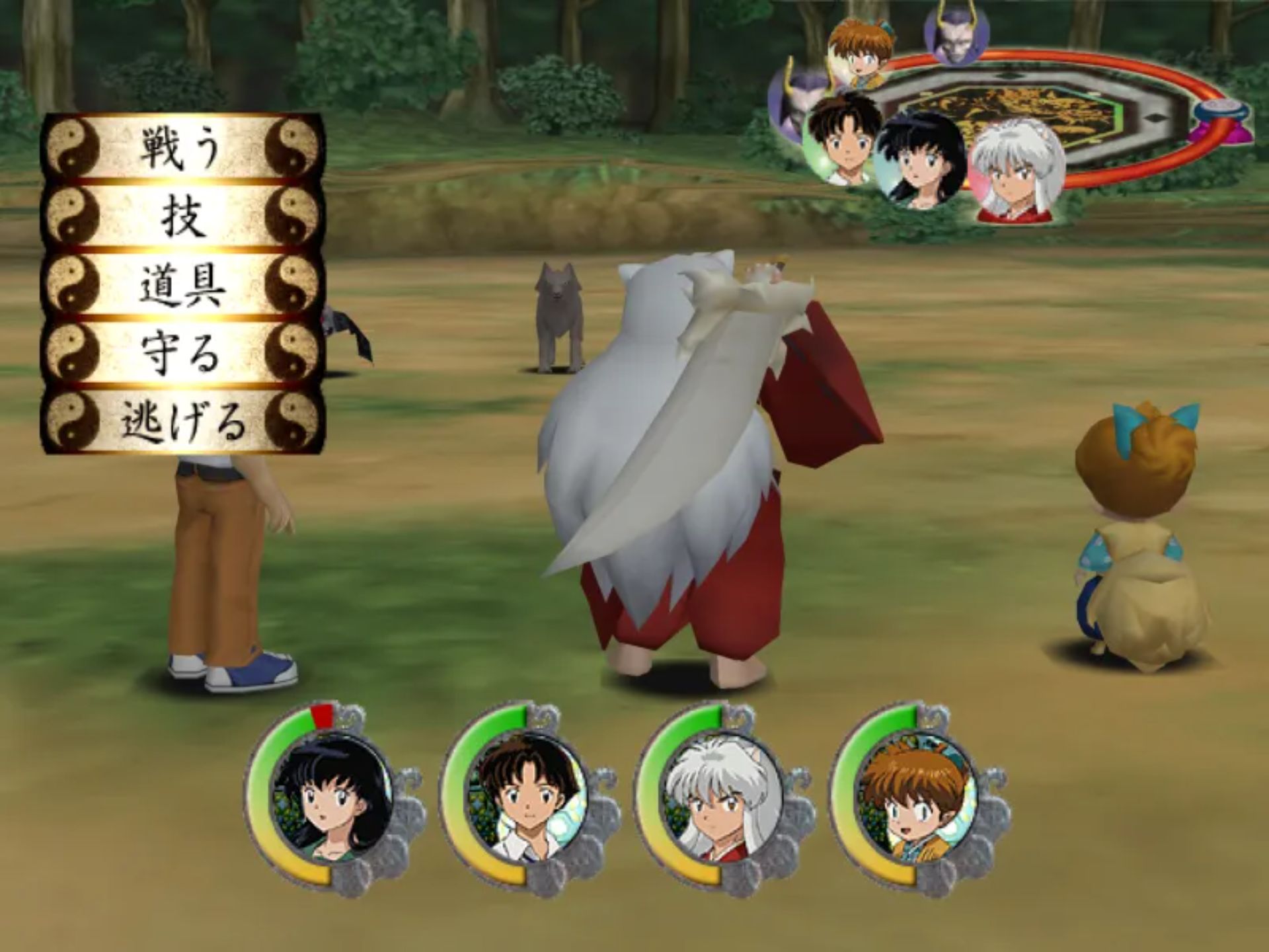 犬夜叉：诅咒的假面PS2游戏截图第12张