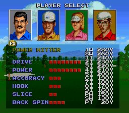 专业高尔夫／Irem高尔夫SFC游戏截图第4张