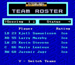 NHLPA冰球赛93SFC游戏截图第13张