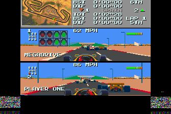 F1赛车MD游戏截图第10张