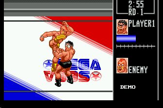 摔跤大战／摔角大战MD游戏截图第4张