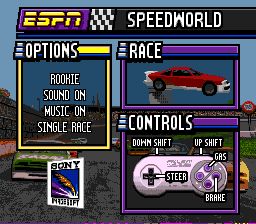 超速世界赛车转播SFC游戏截图第2张