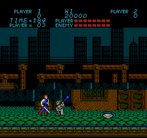 《斗者挽歌》无敌模式FC游戏截图第2张
