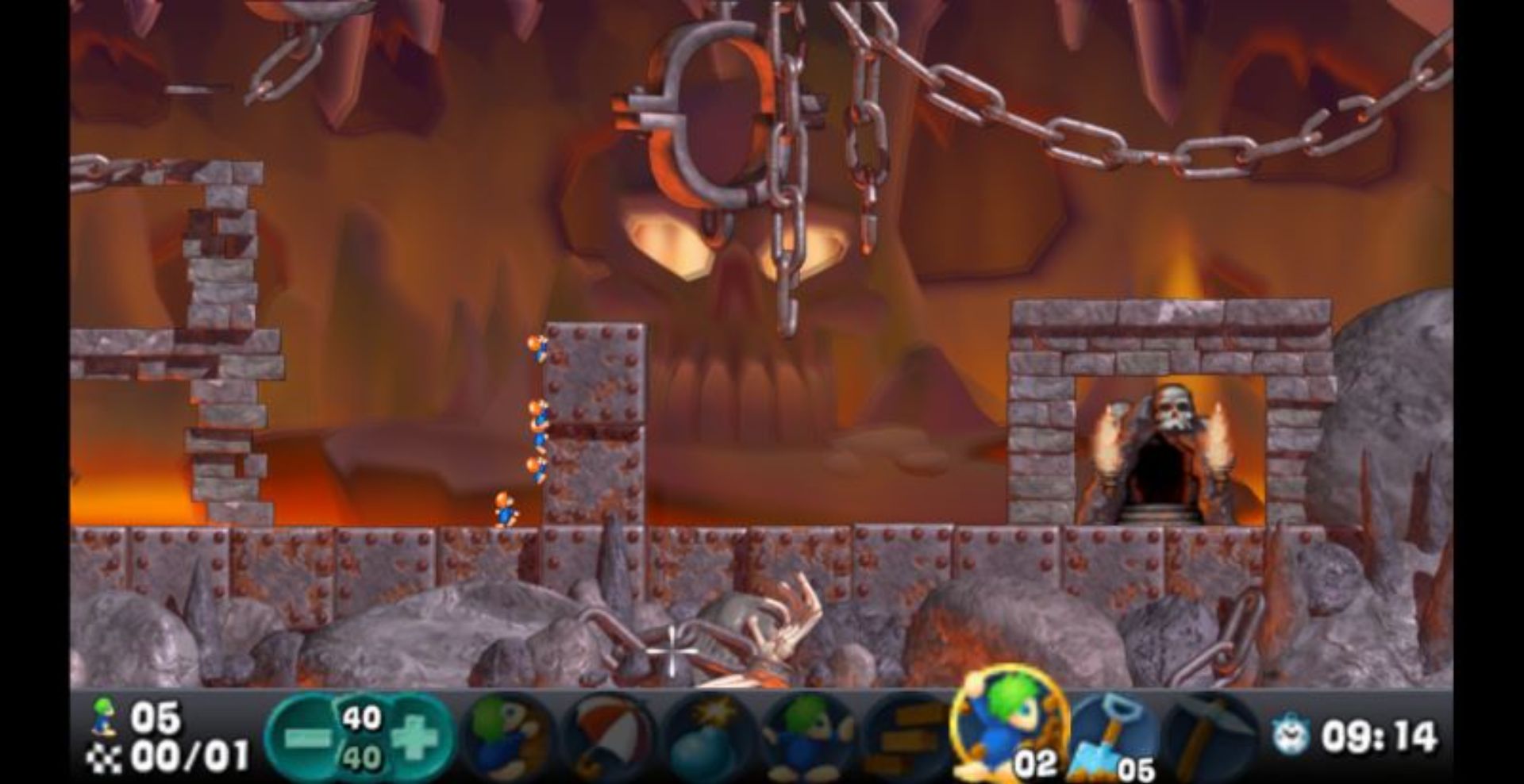 疯狂小旅鼠PSP游戏截图第7张