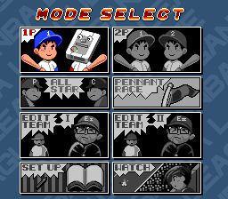 白热职业棒球：加油联盟SFC游戏截图第3张