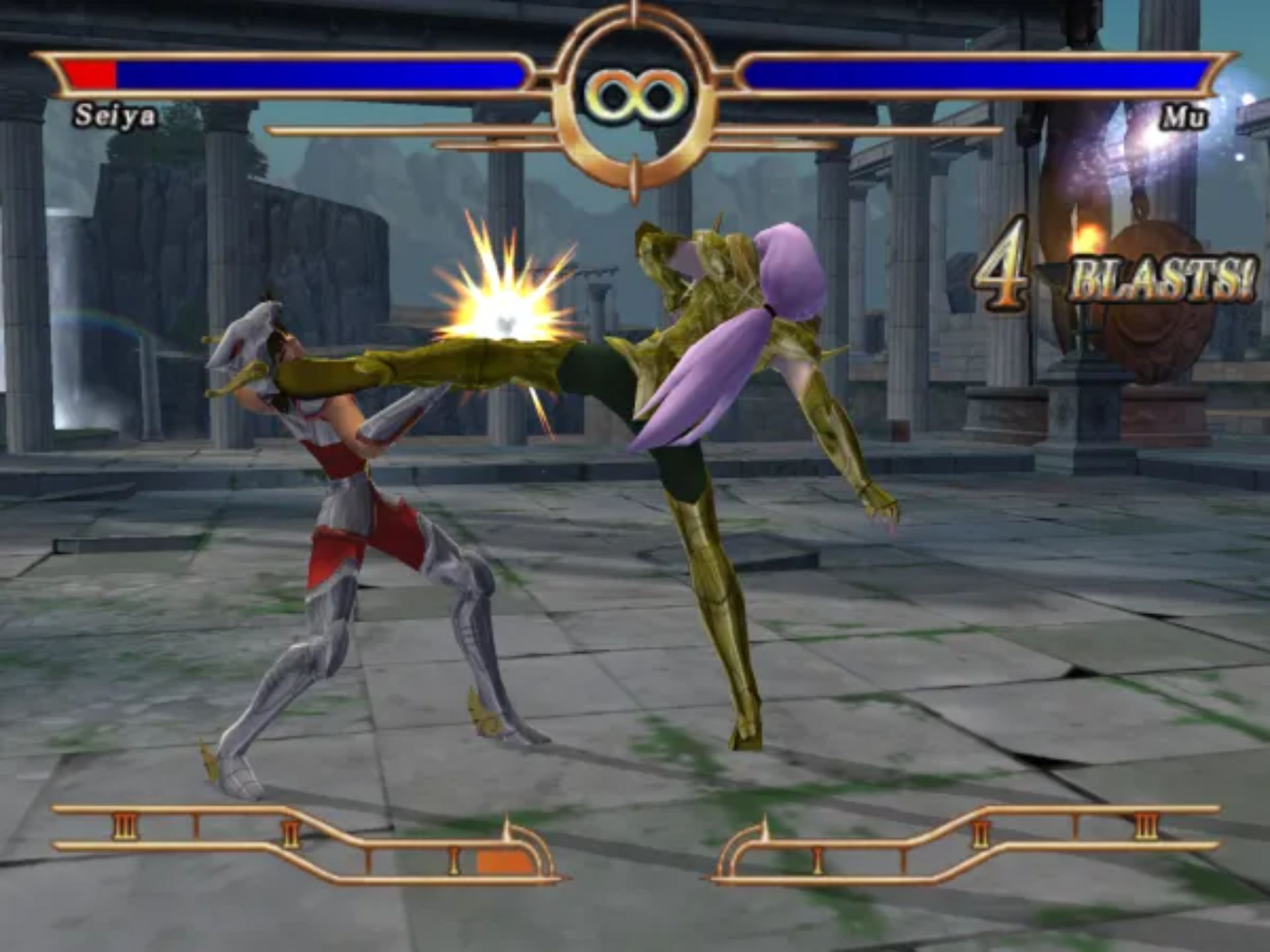 圣斗士星矢:圣域十二宫 中文汉化版PS2游戏截图第8张