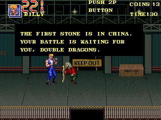 双截龙3：罗塞塔之石街机游戏截图第16张