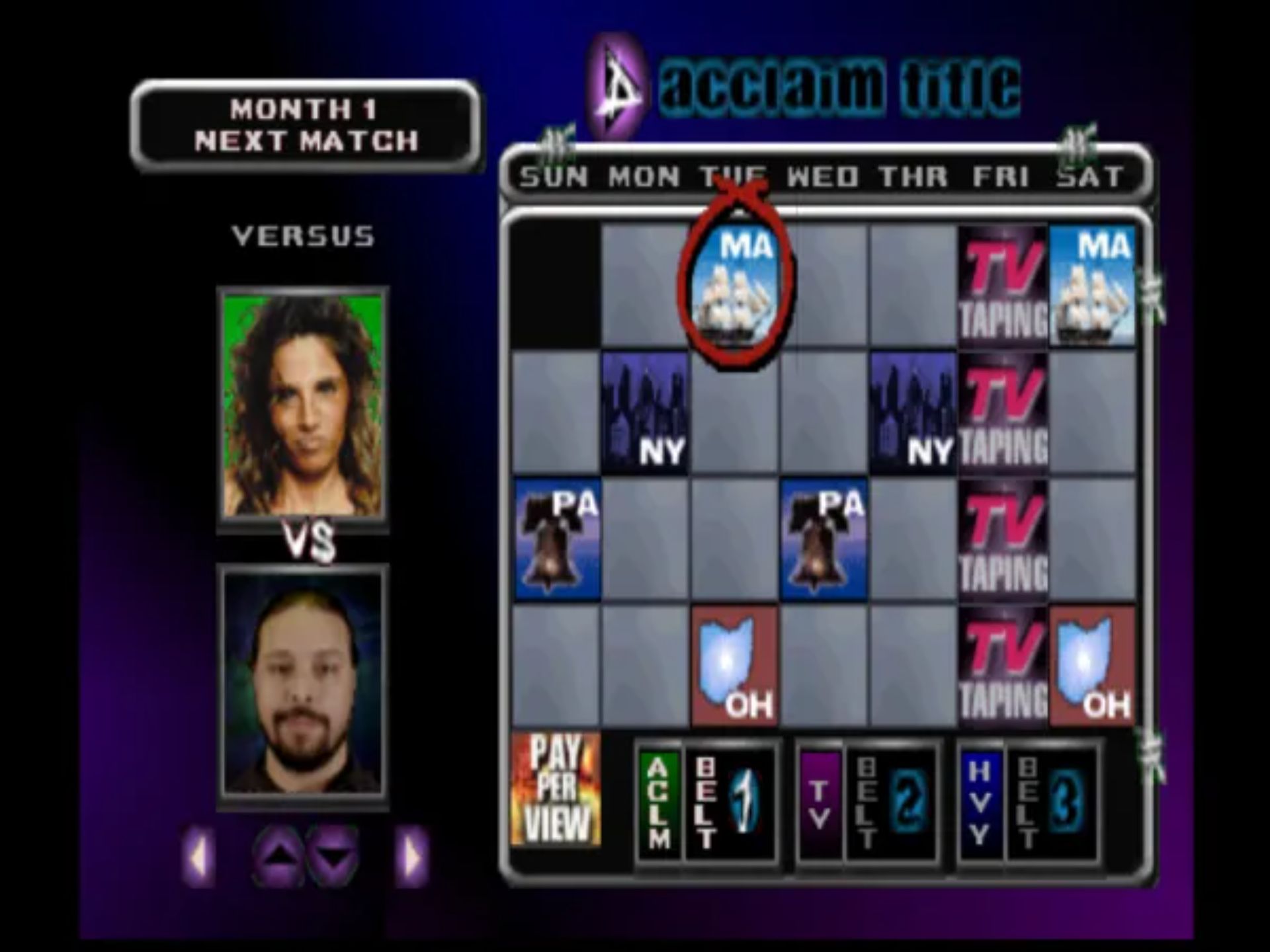 终极摔交锦标赛N64游戏截图第11张