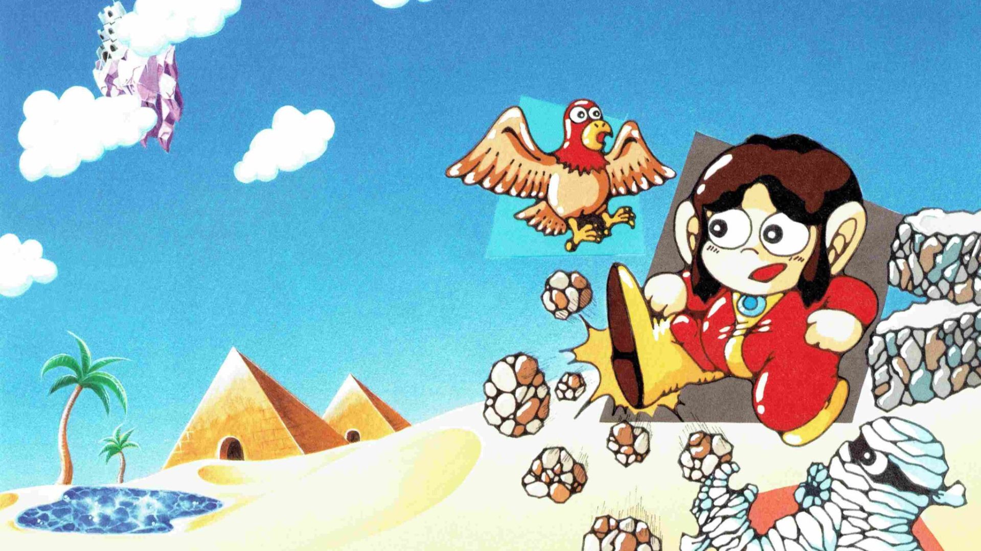 阿历克斯小子：天空的魔城MD游戏截图第3张