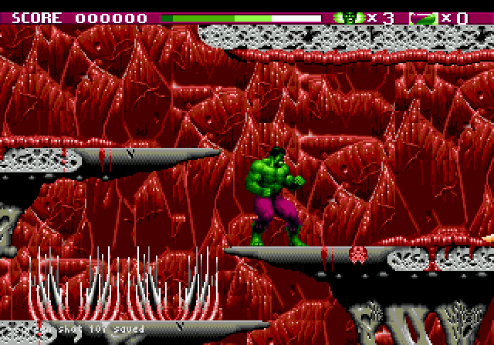 绿巨人／无敌浩克MD游戏截图第9张