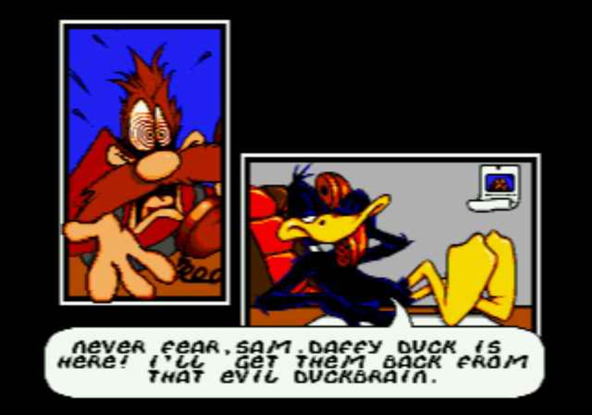 达菲鸭好莱坞冒险MD游戏截图第3张