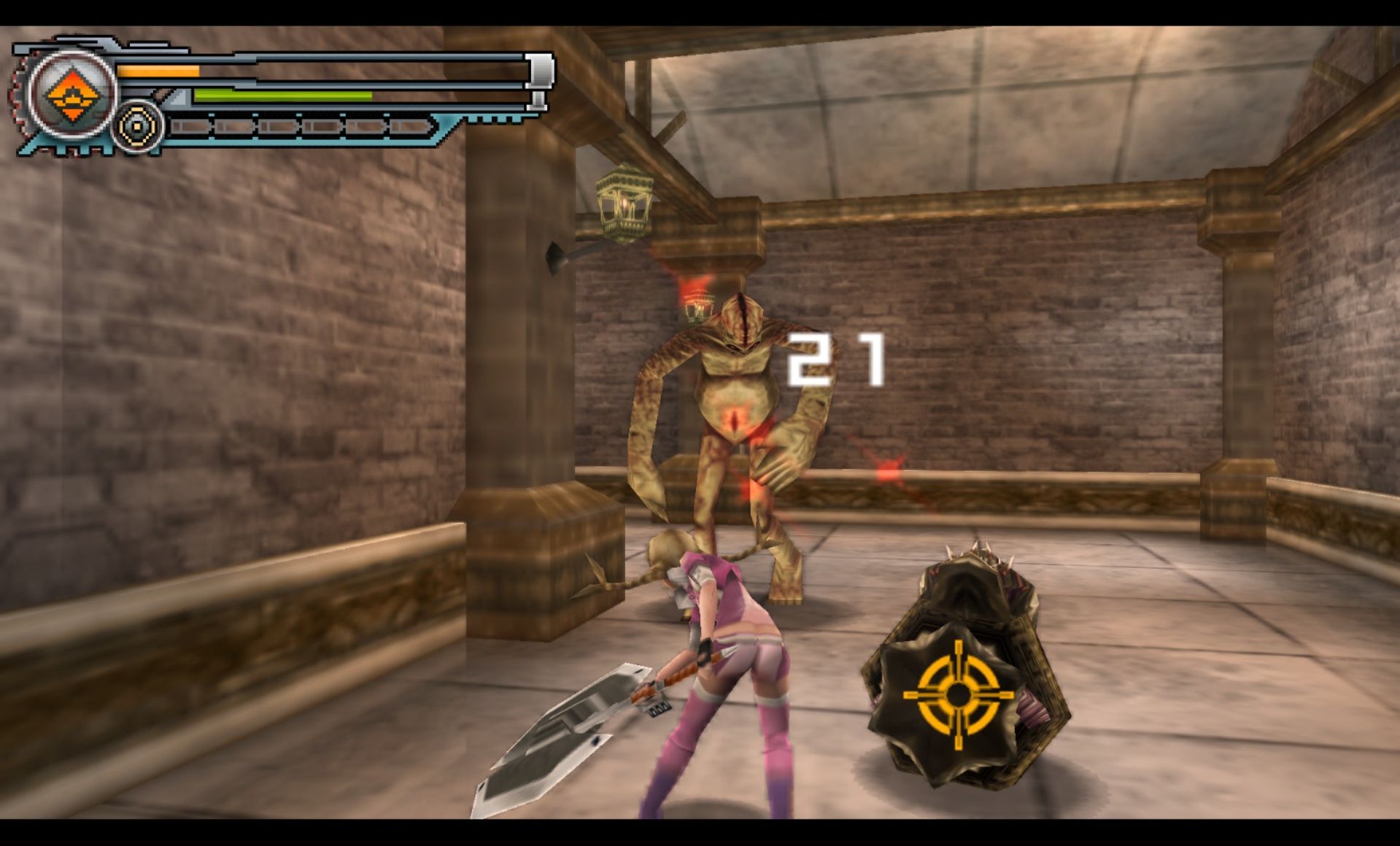 廉价2500系列Vol.13：恶魔猎人（驱魔圣女）PSP游戏截图第12张