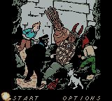 丁丁历险记：太阳神庙GBC游戏截图第1张