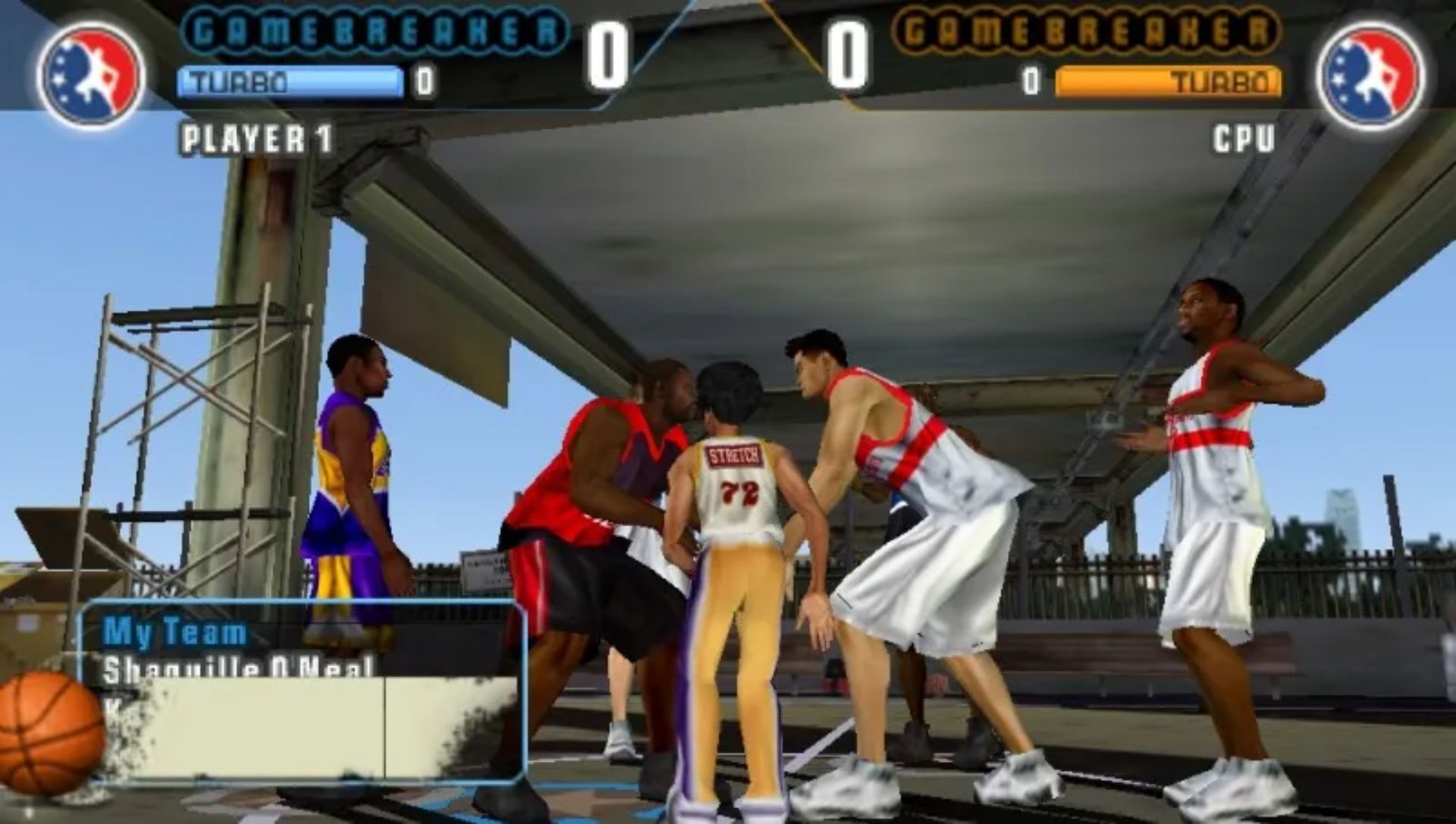 NBA街头篮球PSP游戏截图第7张