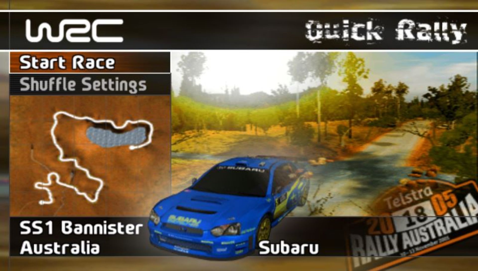 世界拉力锦标赛PSP游戏截图第2张