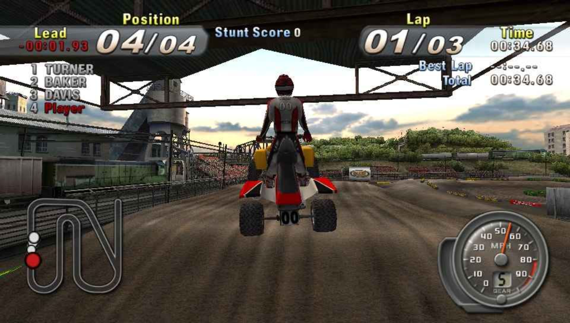 沙滩机车赛／ATV越野机车大赛PSP游戏截图第8张