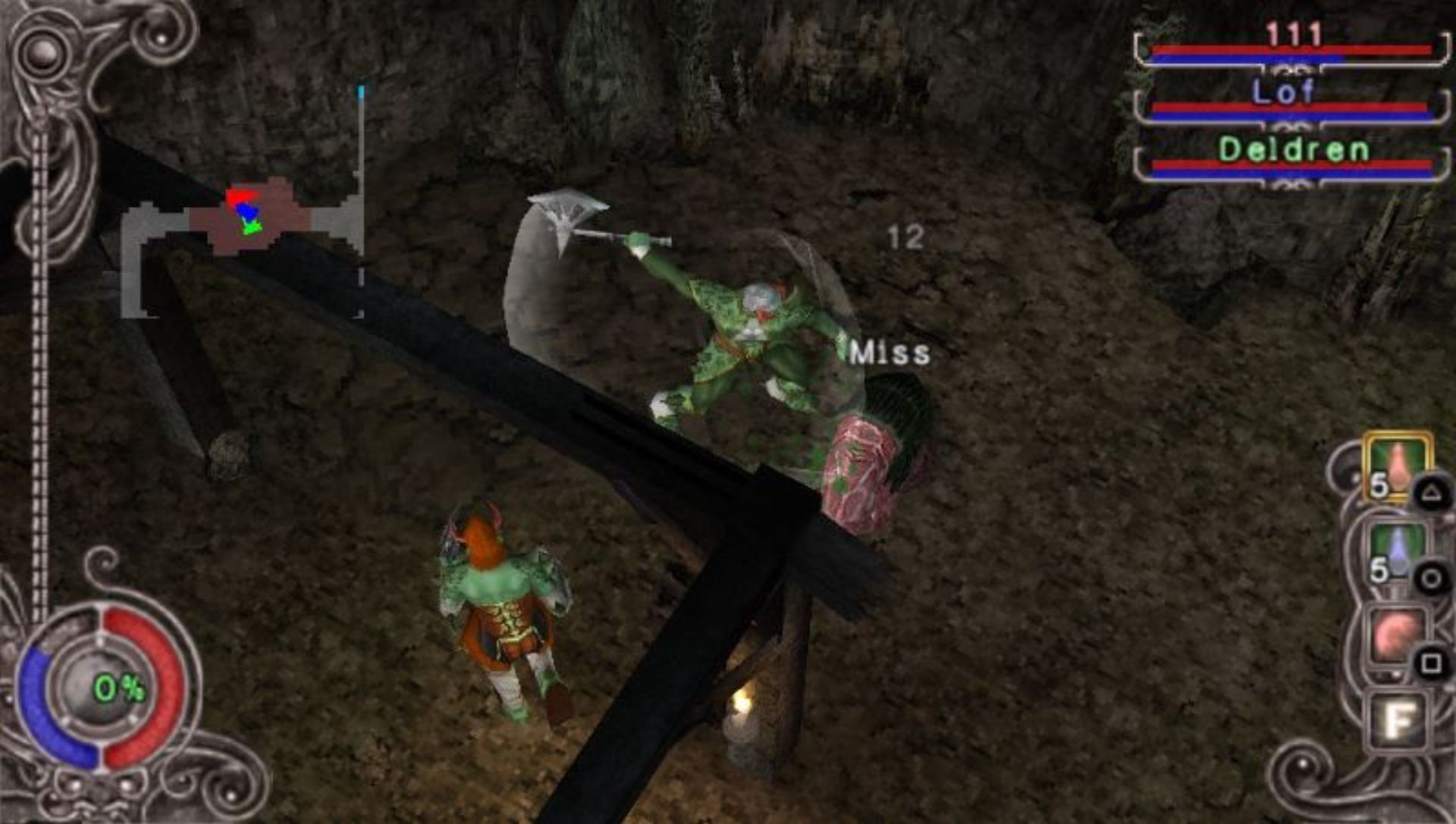 迷宫探险家：盟约之门PSP游戏截图第4张