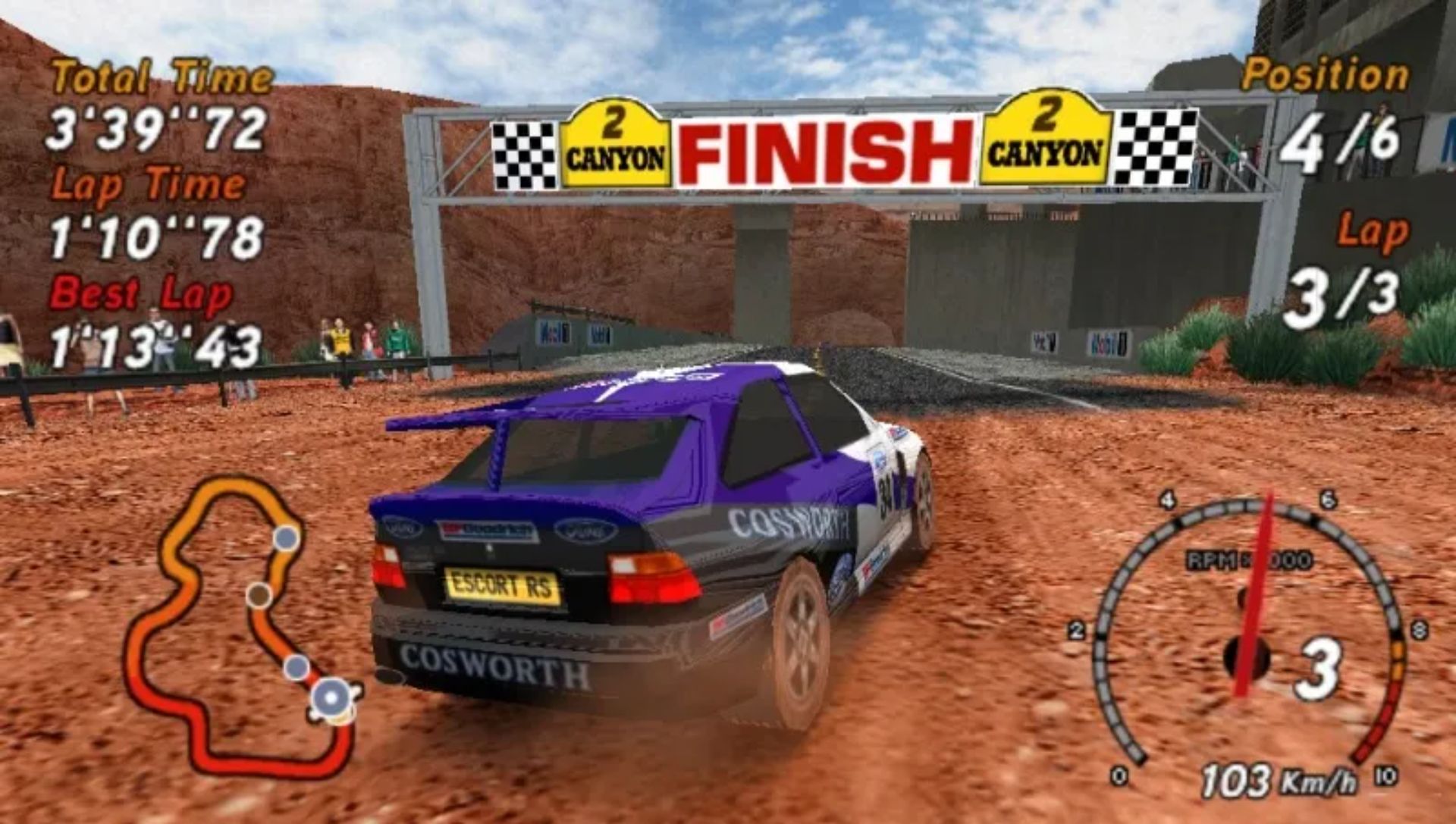 世嘉拉力：进化PSP游戏截图第13张