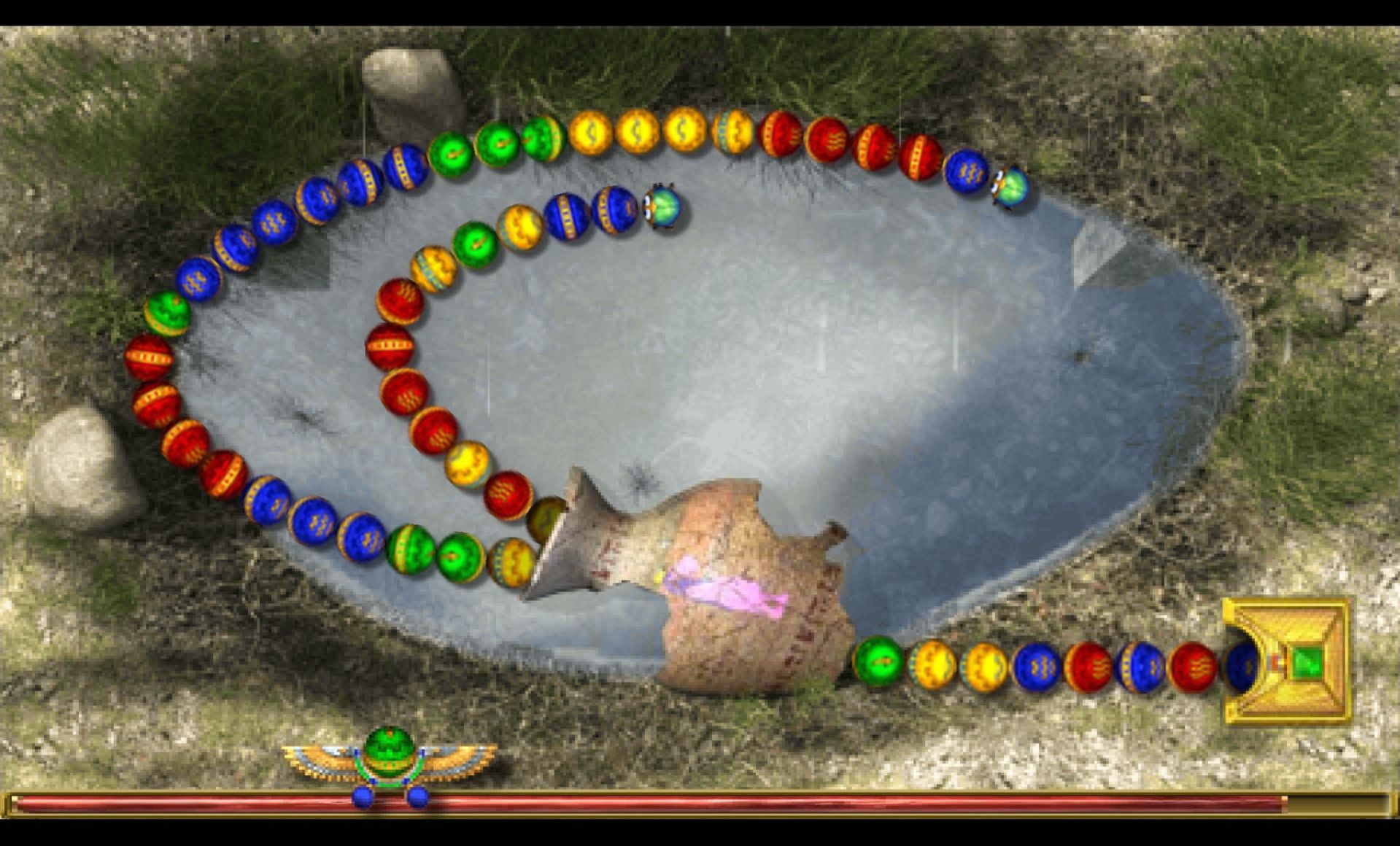 埃及祖玛：法老王的挑战PSP游戏截图第15张