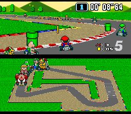 超级马里奥赛车SFC游戏截图第7张