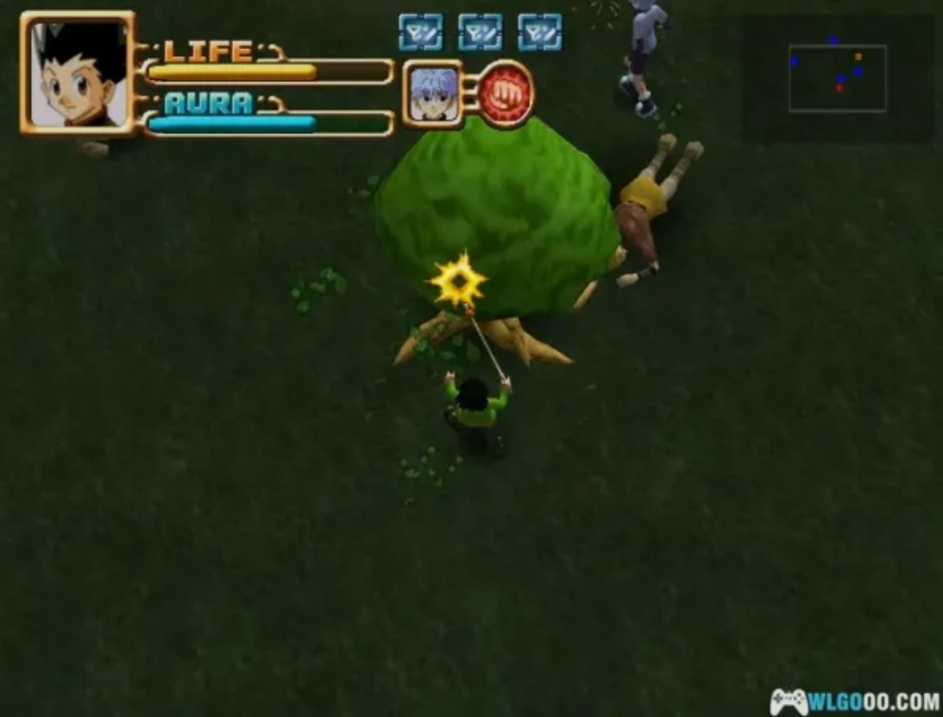 全职猎人：龙脉的祭坛PS2游戏截图第15张