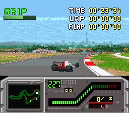 铃木亚久里F1超级赛车SFC游戏截图第11张