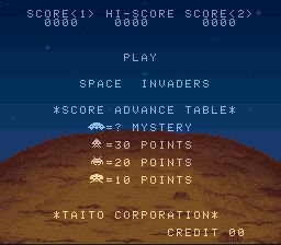宇宙侵略者／太空侵略者SFC游戏截图第3张