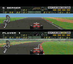 休曼F1大奖赛1SFC游戏截图第8张