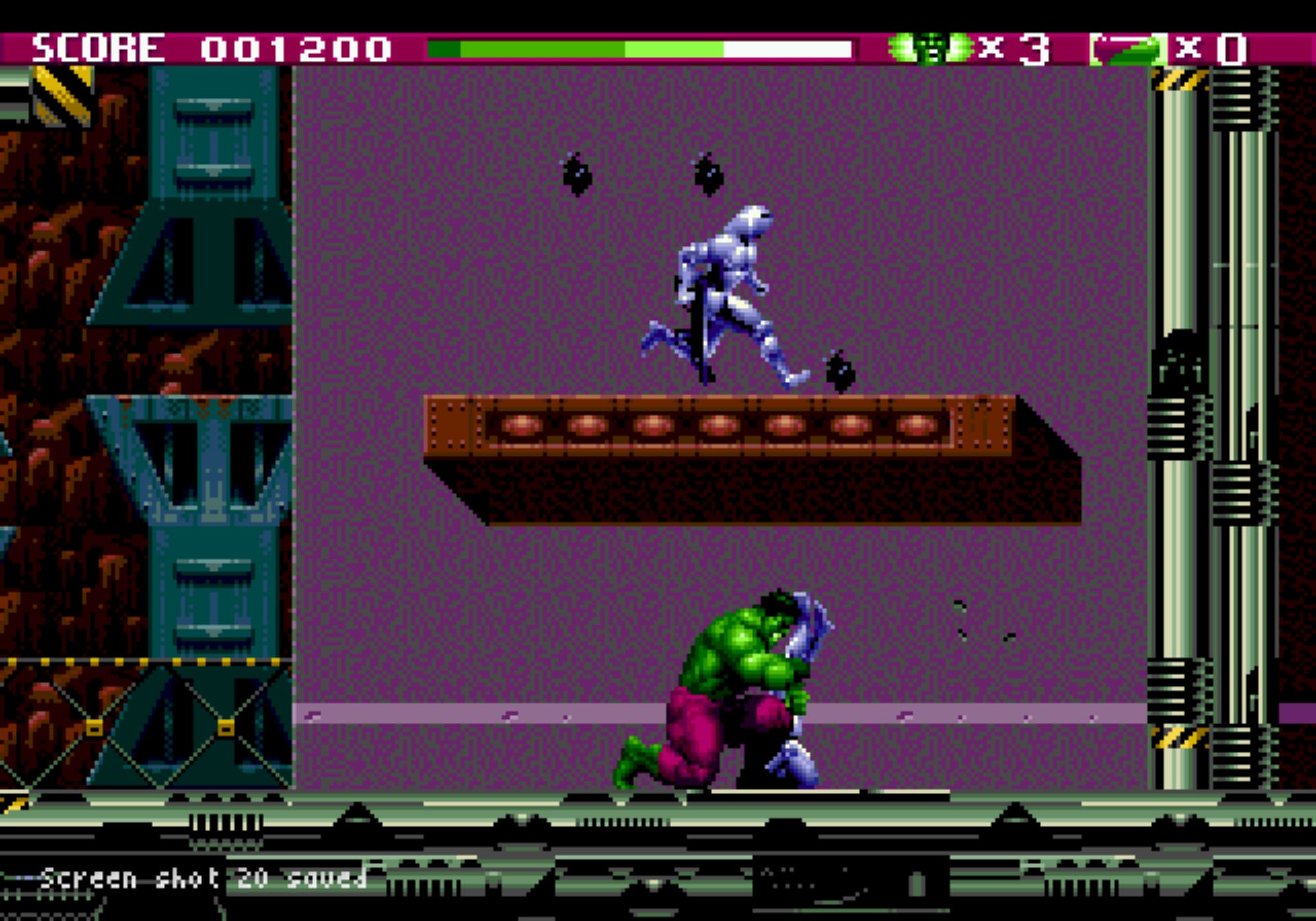 绿巨人／无敌浩克MD游戏截图第7张