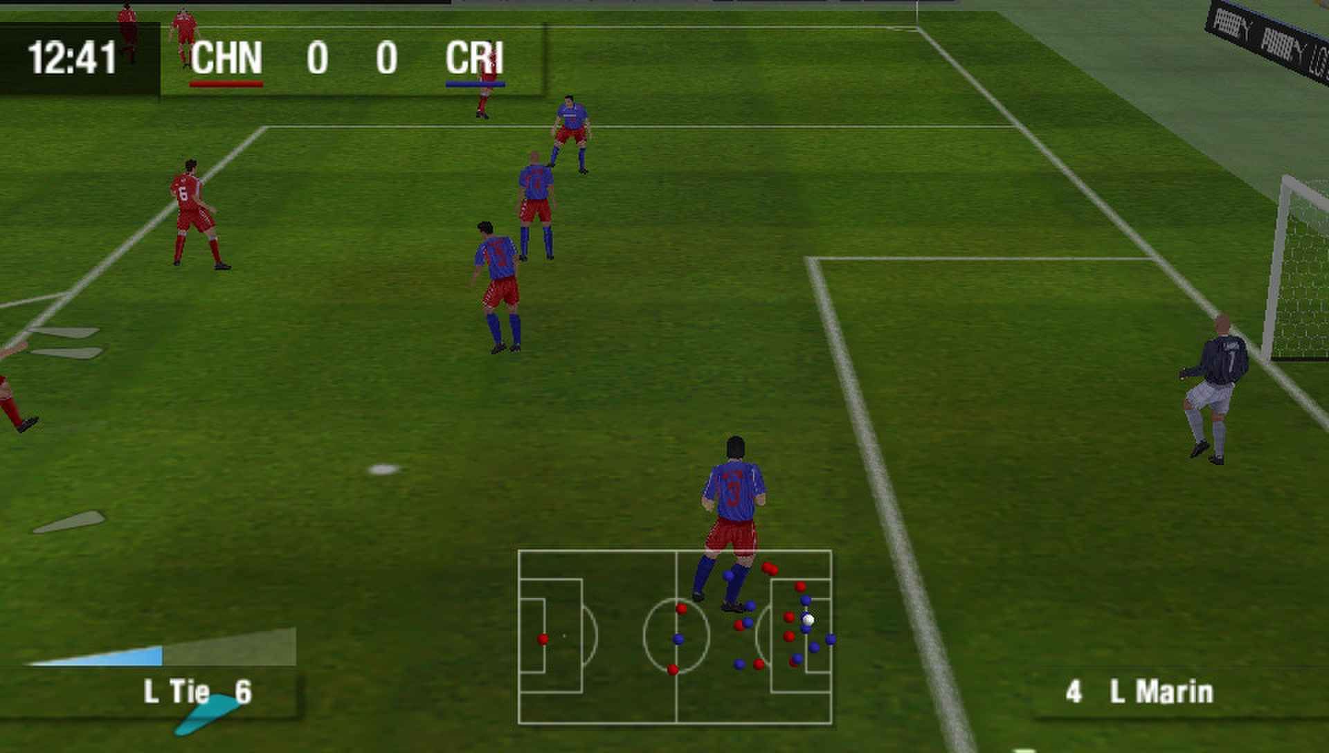 世界足球巡回赛PSP游戏截图第9张